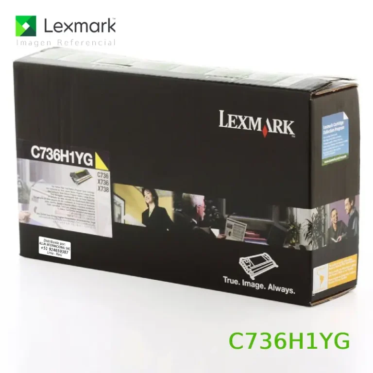 Toner Lexmark C736H1YG Yellow para C736, X736, X738