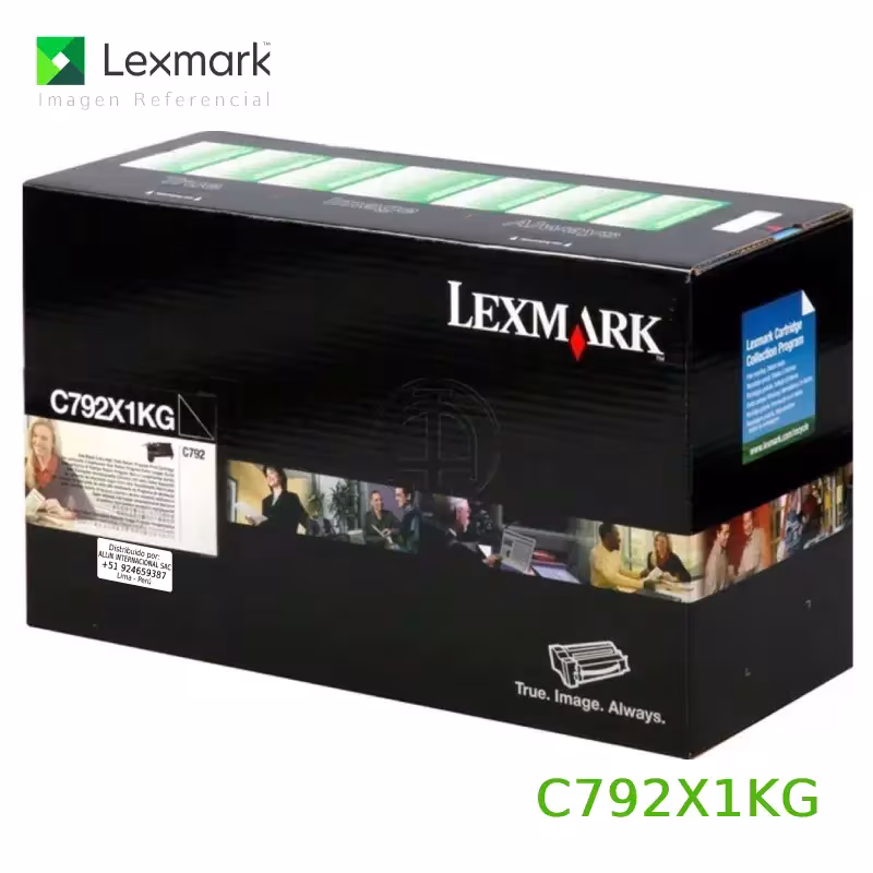 Toner Lexmark C792X1KG negro 20,000 páginas para C792