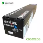 Toner Lexmark C950X2CG Cyan para C950de 22,000 páginas