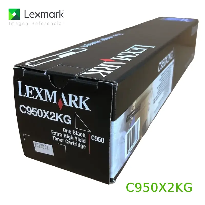 Toner Lexmark C950X2KG negro para C950 32.000 Páginas