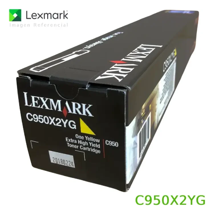 Toner Lexmark C950X2YG Yellow para C950de 22,000 páginas