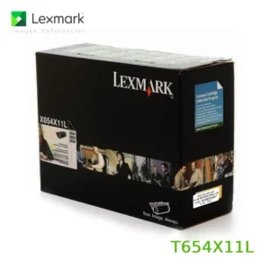 Toner Lexmark T654X11L negro 36,000 páginas