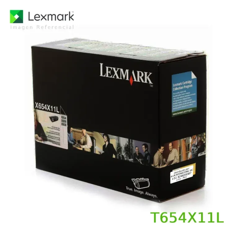 Toner Lexmark T654X11L negro 36,000 páginas