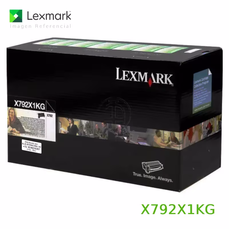 Toner Lexmark X792X1KG negro X792 20.000 Páginas