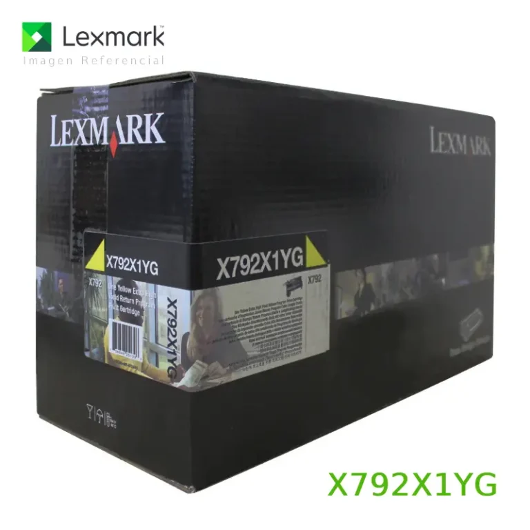 Toner Lexmark X792X1YG Yellow X792 20.000 Páginas