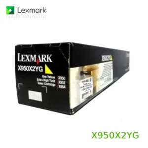 Toner Lexmark X950X2YG Yellow 22,000 Páginas