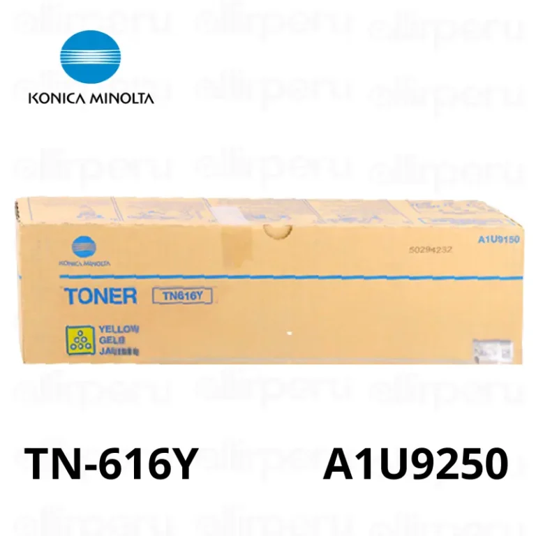 Toner konica minolta TN-616Y Yellow A1U9250 31,000 Páginas
