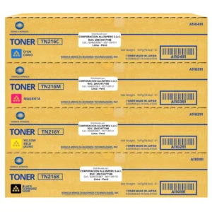 Kit de Toner Konica Minolta TN-216 para Bizhub C280