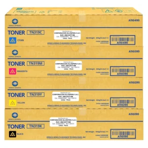 Kit de Toner Konica Minolta TN-319 para Bizhub C360 TN319