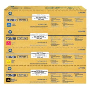 Kit de Toner Konica Minolta TN-711 Bizhub C654e, C754 Original