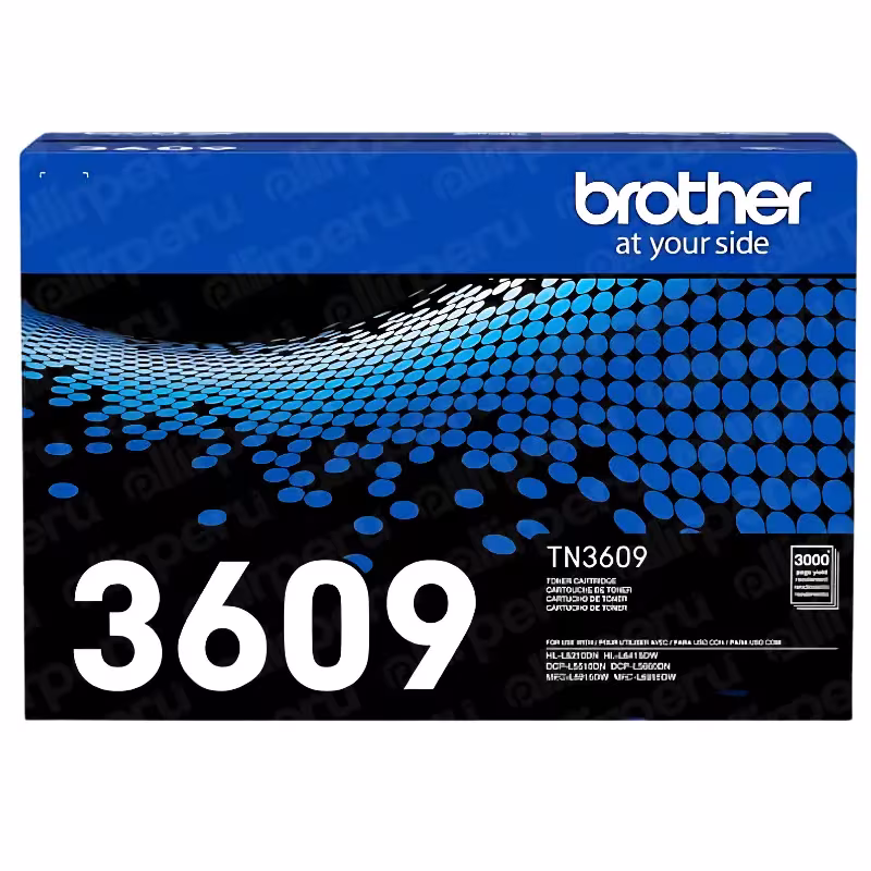 Toner Brother TN-3609 para DCP-L5510DN, DCP-L5660DN