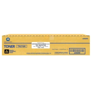 Toner Konica Minolta TN-216K Negro A11G191 para Bizhub C280