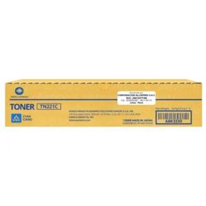 Toner Konica Minolta TN-221C Cyan A8K3450 para Bizhub C227