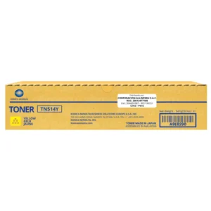 Toner Konica Minolta TN-514Y Yellow A9E8290 para Bizhub C-458