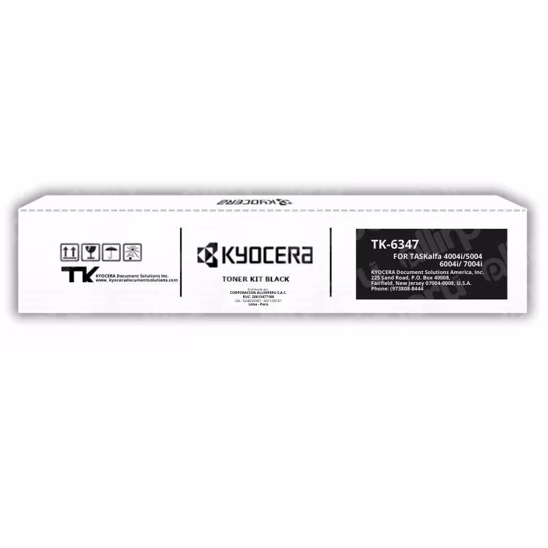 Toner Kyocera TK-6347 Negro para TASKalfa  4004i, 5004i, 6004i, 7004i