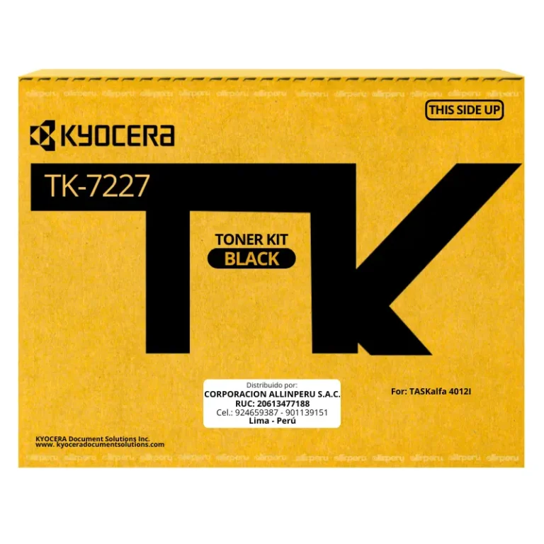 Toner Kyocera TK-7227 Negro para TASKalfa 4012i TK7227