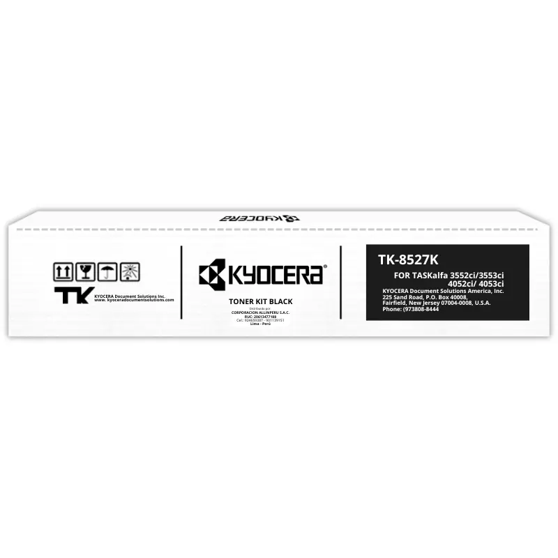 Toner Kyocera TK-8527K Negro para Taskalfa 3552ci, 3553ci, 4052ci y 4053ci Toner Kyocera TK-8527K Negro para Taskalfa 3552ci, 3553ci, 4052ci y 4053ci