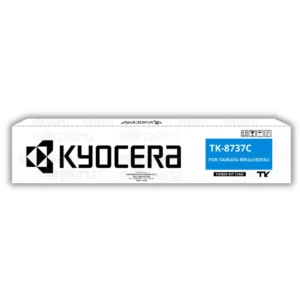 Toner Kyocera TK-8737C Cian para TASKalfa 7052ci, 8052ci