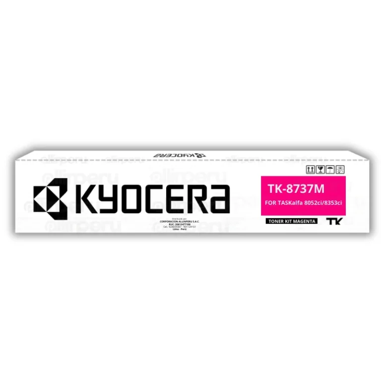 Toner Kyocera TK-8737M Magenta para TASKalfa 7052ci, 8052ci