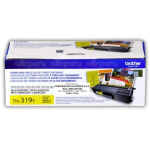 Toner Brother TN-319Y Yellow 6.000 páginas Original