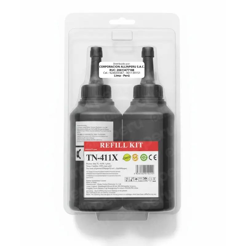Toner Pantum TN-411X Negro Kit Recarga Compatible M7310DW Toner Pantum TN-411X Negro Kit Recarga Compatible M7310DW