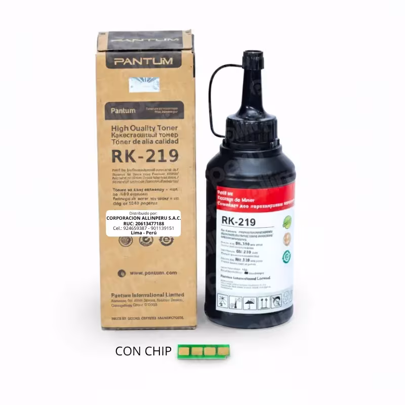 Toner Recargable Pantum RK-219 Negro para P2509W M6559NW