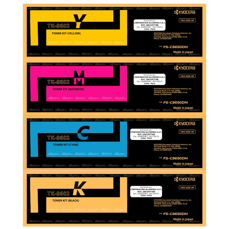 Kit de Toner Kyocera TK-8602 para FS-C8650DN TK8602