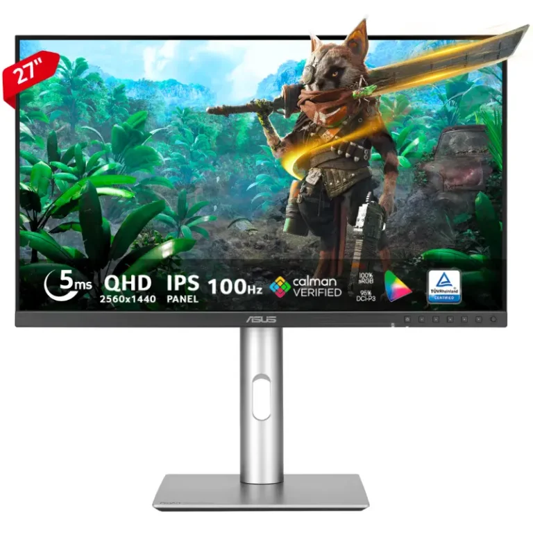 Monitor profesional ASUS PA278CFRV 27" ProArt Display, IPS, QHD, 100Hz, 5ms