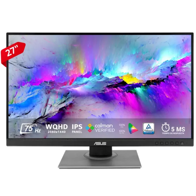 Monitor profesional ASUS PA278QV 27" ProArt Display IPS, WQHD, 100% sRGB, 75Hz, 5ms