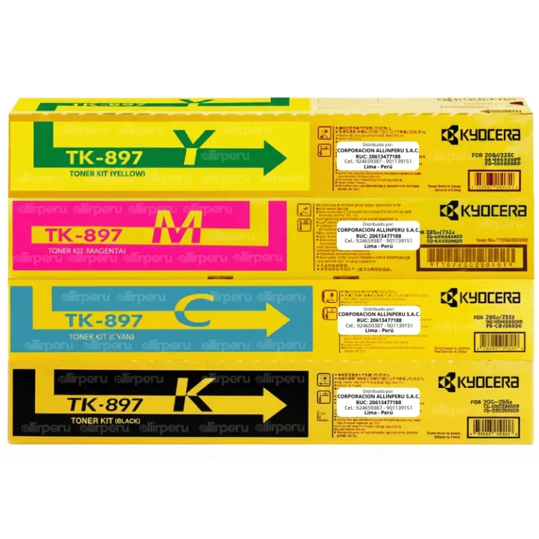 Pack Toner Kyocera TK-897 para TA-205c, TA-255C Original