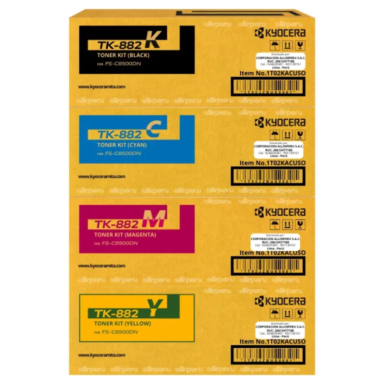 Pack de Toner Kyocera TK-882 para ECOSYS FS-C8500DN Original