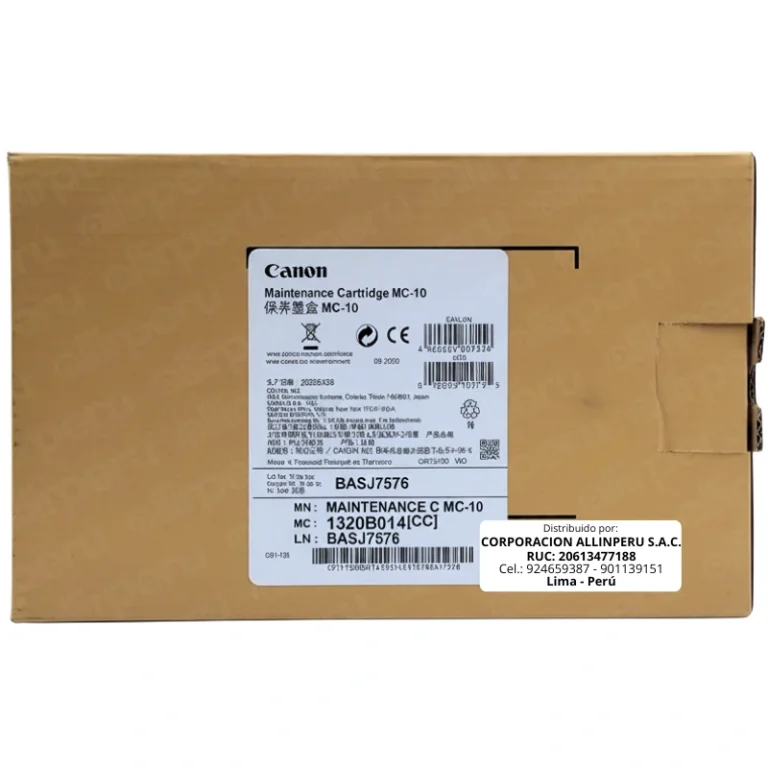 Caja De Mantenimiento Canon MC-10 para imagePROGRAF iPF670 iPF760 iPF770 iPF780