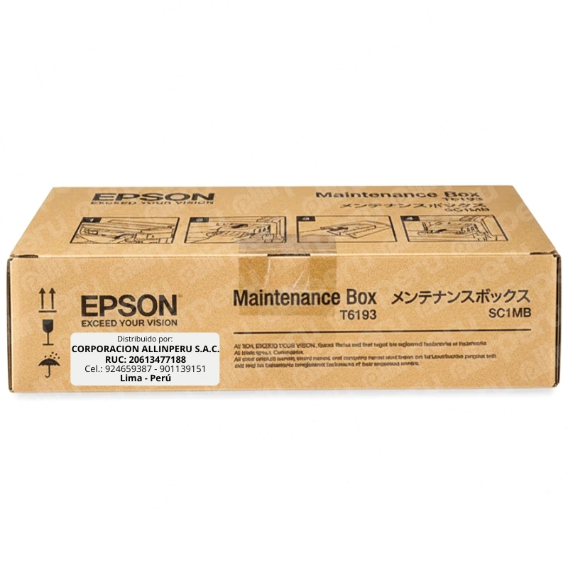 Caja De Mantenimiento Epson T6193-SC1MB para SureColor F6000 F6070 T5200