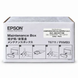 Caja De Mantenimiento Epson T671000/PXBM2B para WorkForce Pro WF-5190 5690 R5190 R5690