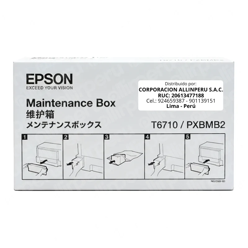 Caja De Mantenimiento Epson T671100-PXMB3 para EcoTank L1455