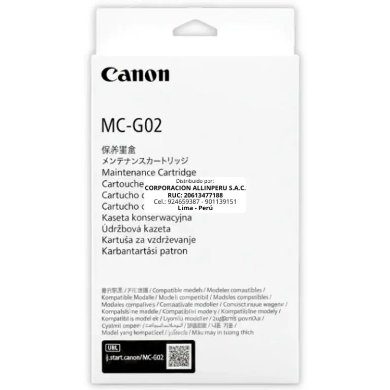 Caja de mantenimiento Canon MC-G02 para MCG01, G2160, G3160