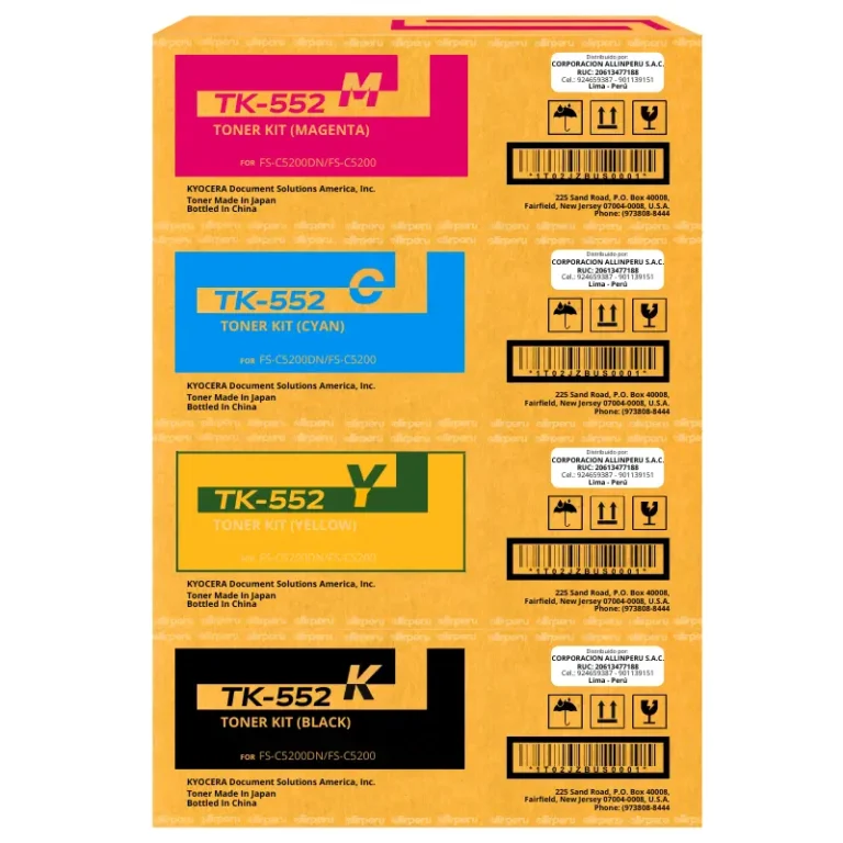 Kit Toner Kyocera TK-552 para FS-C5200, C5200DN TK552