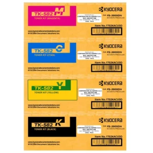 Kit Toner Kyocera TK-582 para P6021CDN y FS-C5150DN TK582