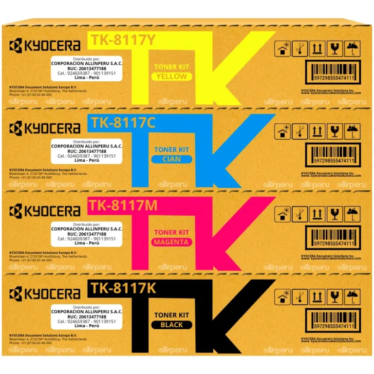 Kit Toner Kyocera TK-8117 Ecosys M8130cidn y M8124cidn TK8117