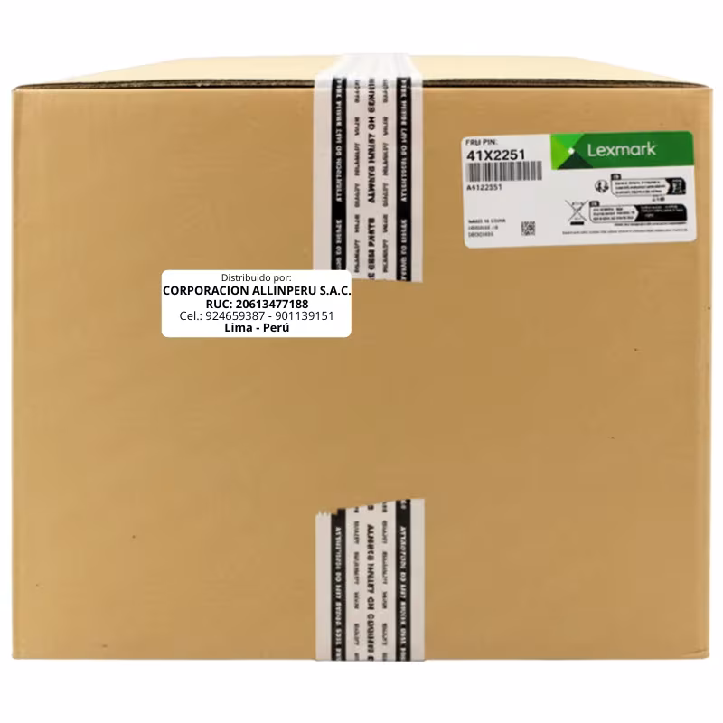 Foto de Kit de Mantenimiento Lexmark 41X2251 caja sellada vista frontal oficial