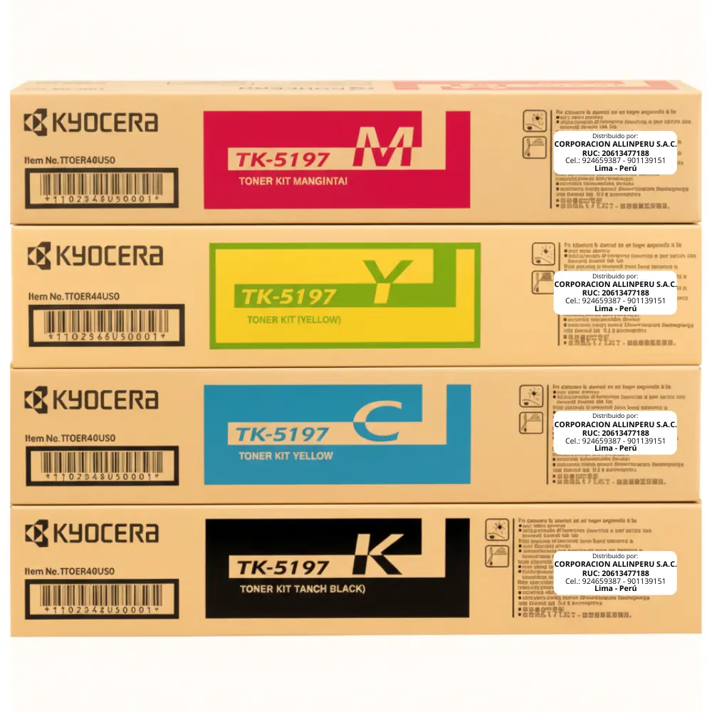 Kit Toner Kyocera TK-5197 para Taskalfa 306ci, 307ci TK5197