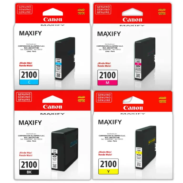 Kit Tinta Canon PGI-2100 para MAXIFY MB5010, MB5110, MB5310, MB5410, iB4010, iB4110