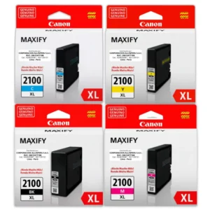 Kit Tinta Canon PGI-2100XL para MAXIFY MB5310, MB5110, MB5410, iB4010 e iB4110