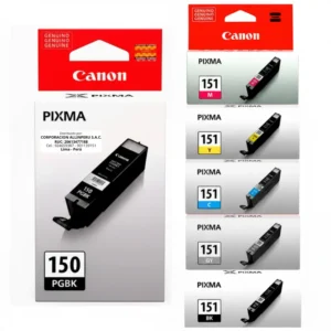 Kit tinta Canon PGI-150 + CLI-151 para MG5410, MG5510, MG6310