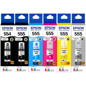 kit tinta epson 555 original nuevo sellado