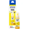 tinta epson 555 yellow original nuevo sellado