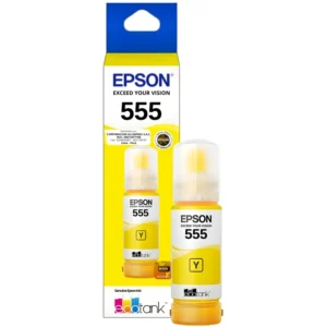 tinta epson 555 yellow original nuevo sellado