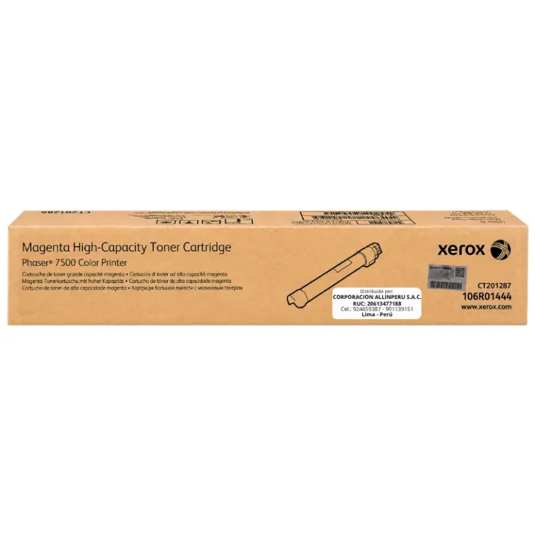 Tóner Xerox 106R01444 Alta Capacidad Magenta original sellado