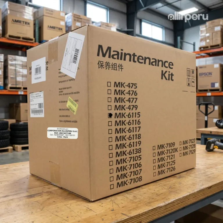 Foto de componentes Kit Kyocera MK-6115 unidad revelado fusor rodillo transferencia