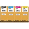 Foto de kit tintas Epson T12N originales cuatro colores WorkForce Pro EM-C800